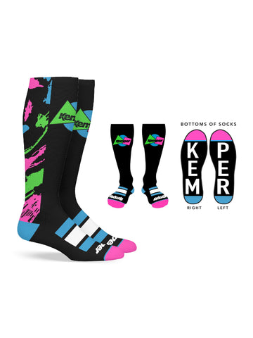 Kemper Snowboards Rampage Knee Snowboard Socks