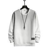 Sweatshirt Mens Patchwork Round Neck