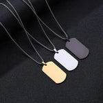 Titanium Military Brand Dog Tag