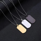 Titanium Military Brand Dog Tag