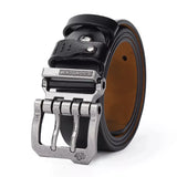 Mens Belt High Quality Bison Leather Belt Men Male Genuine Bison Leather Strap