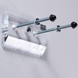 Skateboard Wall Mount Longboard Deck Hanger Display Stand Transparent