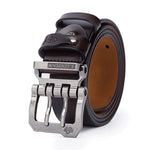 Mens Belt High Quality Bison Leather Belt Men Male Genuine Bison Leather Strap
