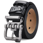 Mens Belt High Quality Bison Leather Belt Men Male Genuine Bison Leather Strap