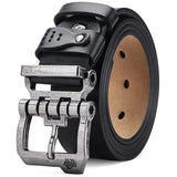 Mens Belt High Quality Bison Leather Belt Men Male Genuine Bison Leather Strap