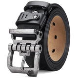Mens Belt High Quality Bison Leather Belt Men Male Genuine Bison Leather Strap