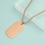 Titanium Military Brand Dog Tag