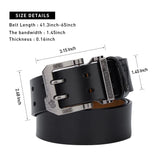 Mens Belt High Quality Bison Leather Belt Men Male Genuine Bison Leather Strap