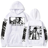 Japanese Anime Bleach Hoodies  Zaraki Kenpachi Graphic