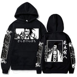 Japanese Anime Bleach Hoodies  Zaraki Kenpachi Graphic