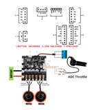 Dual FSESC6.7 Plus With Aluminum CASE based on VESC6 Electric Long Board Speed Controller 100A 12s Skateboard ESC FLIPSKY